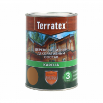 Состав зашитный для дерева Terratex декоративный орех 1л/0,75кг