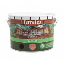 Состав защитный для дерева Terratex декоративный 3л/2,25кг эбеновое дерево